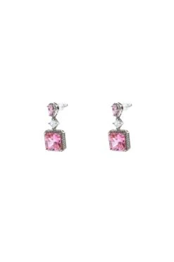 Remi Pink Embellished Earrings -Highend Dresses 104 0f07a4e9 e146 4d6c beea 0a78ed98c47d