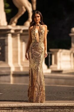 Nicola - Gold -Highend Dresses 107 15d8f625 c905 4041 9feb b56e345bc2f5