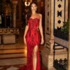 Levina Sequin Gown - Red -Highend Dresses 122 d4148647 4f0c 4d16 8ad3 f6470918991c