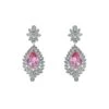 Clementine Embellished Pink Gem Earrings -Highend Dresses 124 0c833ff5 076f 492c aa0a bfa520cc54c9