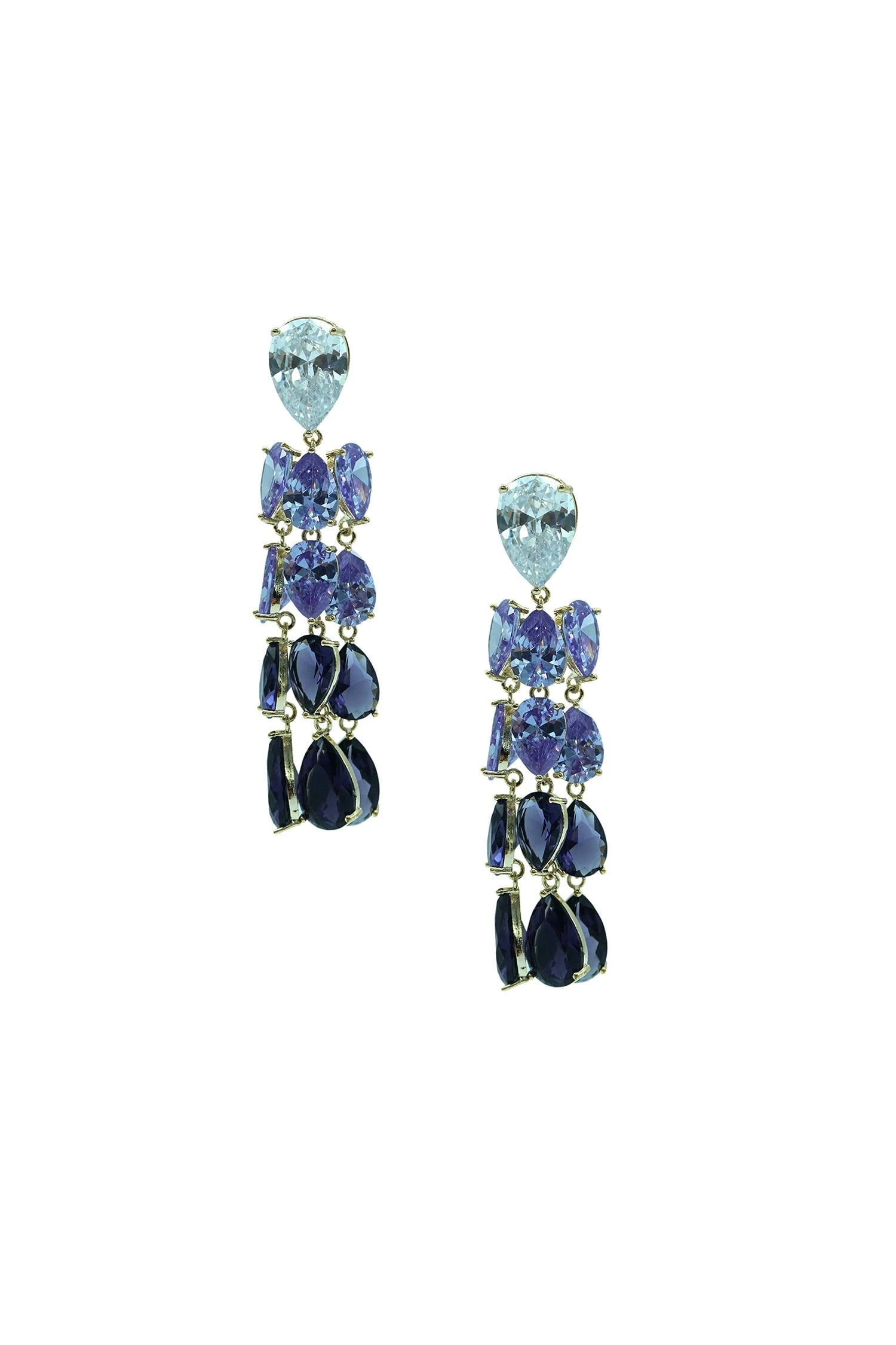 Celia Purple Duo Drop Earrings 5 Celia Purple Duo Drop Earrings - Image 3