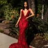 Ciara Sequins Gown - Red -Highend Dresses 24 5937369b 4597 4185 a53a aa33152294a6