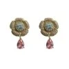 Danielle Gold Diamante Flower Earrings -Highend Dresses 26 84fa9402 e858 4198 8ce1 4ef71663761f