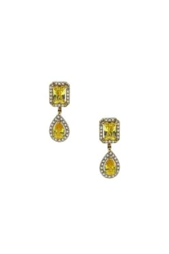 Clio Yellow Embellished Earrings 7 Clio Yellow Embellished Earrings -Highend Dresses 2 8c28efe6 8817 4ed2 91c3 1c42541f6f0b