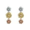Perla Floral Trio Earrings -Highend Dresses 405