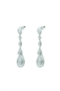 Manon Silver Teardrop Earrings 7 Manon Silver Teardrop Earrings -Highend Dresses 478