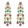 Juliet Multicoloured Chandelier Earrings -Highend Dresses 480