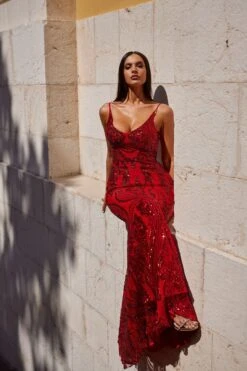 Lendina - Red -Highend Dresses 4 7d3a52ab 15a1 4620 aabb b72cc5bbbea8