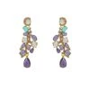 Marcelle Gold Embellished Statement Earrings