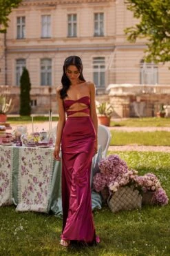 Sarah - Burgundy -Highend Dresses 95 06176e37 5cf3 4af9 b845 3f5ad7193bfa