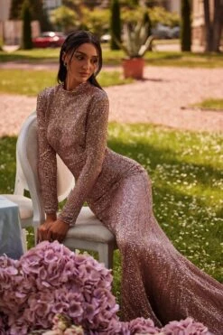 Heather - Rose Gold -Highend Dresses 98 f3a79045 da68 4c26 ba64 3db35be76d26