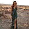 Danica Sequin Gown - Emerald 1 Danica Sequin Gown - Emerald -Highend Dresses 9 28b2a62a 736f 4ec6 a379 6a7177081228