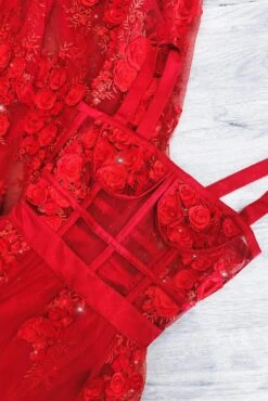 Mariella - Red 11 Mariella - Red -Highend Dresses FLATLAY6