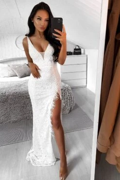 Nia - White -Highend Dresses LORNA3